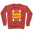 Virgin Teez  Pullover Crewneck Sweatshirt / x-small / Heathered Red BAR WARS CREWNECK SWEATSHIRT