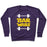 Virgin Teez  Pullover Crewneck Sweatshirt / x-small / Purple BAR WARS CREWNECK SWEATSHIRT