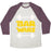 Virgin Teez  Baseball Tee Unisex Tri-Blend Baseball Tee / small / Oatmeal / Maroon BAR WARS UNISEX TRI-BLEND BASEBALL TEE