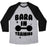 Virgin Teez  Baseball Tee Unisex Tri-Blend Baseball Tee / small / Athletic Gray / Black BARA IN TRAINING UNISEX TRI-BLEND BASEBALL TEE