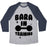 Virgin Teez  Baseball Tee Unisex Tri-Blend Baseball Tee / small / Athletic Gray / Navy BARA IN TRAINING UNISEX TRI-BLEND BASEBALL TEE