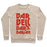 Virgin Teez  Pullover Crewneck Sweatshirt / x-small / Heathered Oatmeal BARBELL BARBARIAN CREWNECK SWEATSHIRT