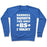 Virgin Teez  Pullover Crewneck Sweatshirt / x-small / Heathered Blue BARBELL SQUATS THE ONLY BS I WANT CREWNECK SWEATSHIRT