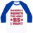 Virgin Teez  Baseball Tee Unisex Classic Baseball Tee / x-small / White/Blue BARBELL SQUATS THE ONLY BS I WANT UNISEX CLASSIC BASEBALL TEE