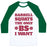 Virgin Teez  Baseball Tee Unisex Classic Baseball Tee / x-small / White/Dark Green BARBELL SQUATS THE ONLY BS I WANT UNISEX CLASSIC BASEBALL TEE
