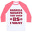 Virgin Teez  Baseball Tee Unisex Classic Baseball Tee / x-small / White/Neon Pink BARBELL SQUATS THE ONLY BS I WANT UNISEX CLASSIC BASEBALL TEE