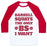 Virgin Teez  Baseball Tee Unisex Classic Baseball Tee / x-small / White/Red BARBELL SQUATS THE ONLY BS I WANT UNISEX CLASSIC BASEBALL TEE