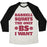 Virgin Teez  Baseball Tee Unisex Tri-Blend Baseball Tee / small / Oatmeal / Black BARBELL SQUATS THE ONLY BS I WANT UNISEX TRI-BLEND BASEBALL TEE