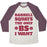 Virgin Teez  Baseball Tee Unisex Tri-Blend Baseball Tee / small / Oatmeal / Maroon BARBELL SQUATS THE ONLY BS I WANT UNISEX TRI-BLEND BASEBALL TEE