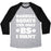Virgin Teez  Baseball Tee Unisex Tri-Blend Baseball Tee / small / Athletic Gray / Black BARBELL SQUATS THE ONLY BS I WANT UNISEX TRI-BLEND BASEBALL TEE