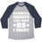 Virgin Teez  Baseball Tee Unisex Tri-Blend Baseball Tee / small / Athletic Gray / Navy BARBELL SQUATS THE ONLY BS I WANT UNISEX TRI-BLEND BASEBALL TEE