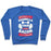 Virgin Teez  Pullover Crewneck Sweatshirt / x-small / Heathered Blue BARBELLS THEN BACON CREWNECK SWEATSHIRT