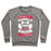 Virgin Teez  Pullover Crewneck Sweatshirt / x-small / Heathered Gray BARBELLS THEN BACON CREWNECK SWEATSHIRT