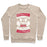Virgin Teez  Pullover Crewneck Sweatshirt / x-small / Heathered Oatmeal BARBELLS THEN BACON CREWNECK SWEATSHIRT