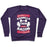Virgin Teez  Pullover Crewneck Sweatshirt / x-small / Purple BARBELLS THEN BACON CREWNECK SWEATSHIRT