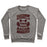 Virgin Teez  Pullover Crewneck Sweatshirt / x-small / Heathered Gray BARBELLS THEN BACON CREWNECK SWEATSHIRT
