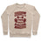 Virgin Teez  Pullover Crewneck Sweatshirt / x-small / Heathered Oatmeal BARBELLS THEN BACON CREWNECK SWEATSHIRT