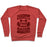 Virgin Teez  Pullover Crewneck Sweatshirt / x-small / Heathered Red BARBELLS THEN BACON CREWNECK SWEATSHIRT