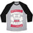 Virgin Teez  Baseball Tee Unisex Tri-Blend Baseball Tee / small / Athletic Gray / Black BARBELLS THEN BACON UNISEX TRI-BLEND BASEBALL TEE