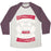 Virgin Teez  Baseball Tee Unisex Tri-Blend Baseball Tee / small / Oatmeal / Maroon BARBELLS THEN BACON UNISEX TRI-BLEND BASEBALL TEE