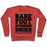 Virgin Teez  Pullover Crewneck Sweatshirt / x-small / Heathered Red BAREFOOT RUNNING CREWNECK SWEATSHIRT
