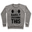 Virgin Teez  Pullover Crewneck Sweatshirt / x-small / Heathered Gray BARELY CRUSHING THIS CREWNECK SWEATSHIRT
