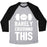 Virgin Teez  Baseball Tee Unisex Tri-Blend Baseball Tee / small / Athletic Gray / Black BARELY CRUSHING THIS UNISEX TRI-BLEND BASEBALL TEE