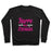 Virgin Teez  Pullover Crewneck Sweatshirt / x-small / Black BARRE ALL EXCUSES CREWNECK SWEATSHIRT