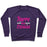 Virgin Teez  Pullover Crewneck Sweatshirt / x-small / Purple BARRE ALL EXCUSES CREWNECK SWEATSHIRT