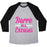Virgin Teez  Baseball Tee Unisex Tri-Blend Baseball Tee / small / Athletic Gray / Black BARRE ALL EXCUSES UNISEX TRI-BLEND BASEBALL TEE