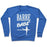 Virgin Teez  Pullover Crewneck Sweatshirt / x-small / Heathered Blue BARRE BABE CREWNECK SWEATSHIRT