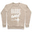 Virgin Teez  Pullover Crewneck Sweatshirt / x-small / Heathered Oatmeal BARRE BABE CREWNECK SWEATSHIRT