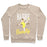 Virgin Teez  Pullover Crewneck Sweatshirt / x-small / Heathered Oatmeal BARRE BEAUTY CREWNECK SWEATSHIRT