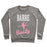 Virgin Teez  Pullover Crewneck Sweatshirt / x-small / Heathered Gray BARRE BEAUTY CREWNECK SWEATSHIRT