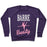 Virgin Teez  Pullover Crewneck Sweatshirt / x-small / Purple BARRE BEAUTY CREWNECK SWEATSHIRT