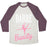 Virgin Teez  Baseball Tee Unisex Tri-Blend Baseball Tee / small / Oatmeal / Maroon BARRE BEAUTY UNISEX TRI-BLEND BASEBALL TEE