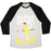 Virgin Teez  Baseball Tee Unisex Tri-Blend Baseball Tee / small / Oatmeal / Black BARRE BEAUTY UNISEX TRI-BLEND BASEBALL TEE