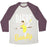 Virgin Teez  Baseball Tee Unisex Tri-Blend Baseball Tee / small / Oatmeal / Maroon BARRE BEAUTY UNISEX TRI-BLEND BASEBALL TEE
