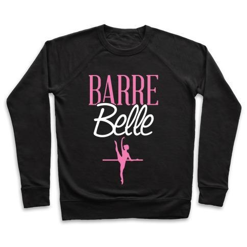 Virgin Teez  Pullover Crewneck Sweatshirt / x-small / Black BARRE BELLE CREWNECK SWEATSHIRT