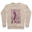 Virgin Teez  Pullover Crewneck Sweatshirt / x-small / Heathered Oatmeal BARRE IS A STATE OF MIND AND BODY CREWNECK SWEATSHIRT