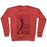 Virgin Teez  Pullover Crewneck Sweatshirt / x-small / Heathered Red BARRE IS A STATE OF MIND AND BODY CREWNECK SWEATSHIRT