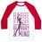 Virgin Teez  Baseball Tee Unisex Classic Baseball Tee / x-small / White/Red BARRE IS A STATE OF MIND AND BODY UNISEX CLASSIC BASEBALL TEE