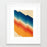 LUVD Framed Art Prints 8" x 11" / Black Barricade Frame