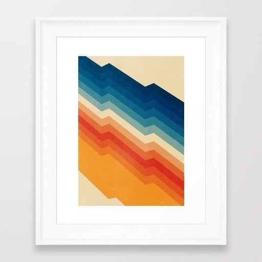 LUVD Framed Art Prints 8" x 11" / Black Barricade Frame