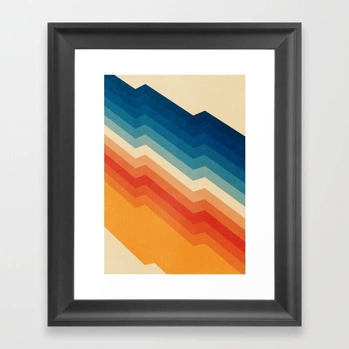 LUVD Framed Art Prints 8" x 11" / Black Barricade Frame