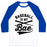 Virgin Teez  Baseball Tee Unisex Classic Baseball Tee / x-small / White/Blue BASEBALL IS MY BAE UNISEX CLASSIC BASEBALL TEE
