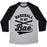 Virgin Teez  Baseball Tee Unisex Tri-Blend Baseball Tee / small / Athletic Gray / Black BASEBALL IS MY BAE UNISEX TRI-BLEND BASEBALL TEE