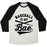 Virgin Teez  Baseball Tee Unisex Tri-Blend Baseball Tee / small / Oatmeal / Black BASEBALL IS MY BAE UNISEX TRI-BLEND BASEBALL TEE