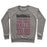 Virgin Teez  Pullover Crewneck Sweatshirt / x-small / Heathered Gray BASEBALL THE ONLY TIME I NEED BALLS TO DO SOMETHING CREWNECK SWEATSHIRT