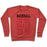 Virgin Teez  Pullover Crewneck Sweatshirt / x-small / Heathered Red BASEBALL THE ONLY TIME I NEED BALLS TO DO SOMETHING CREWNECK SWEATSHIRT